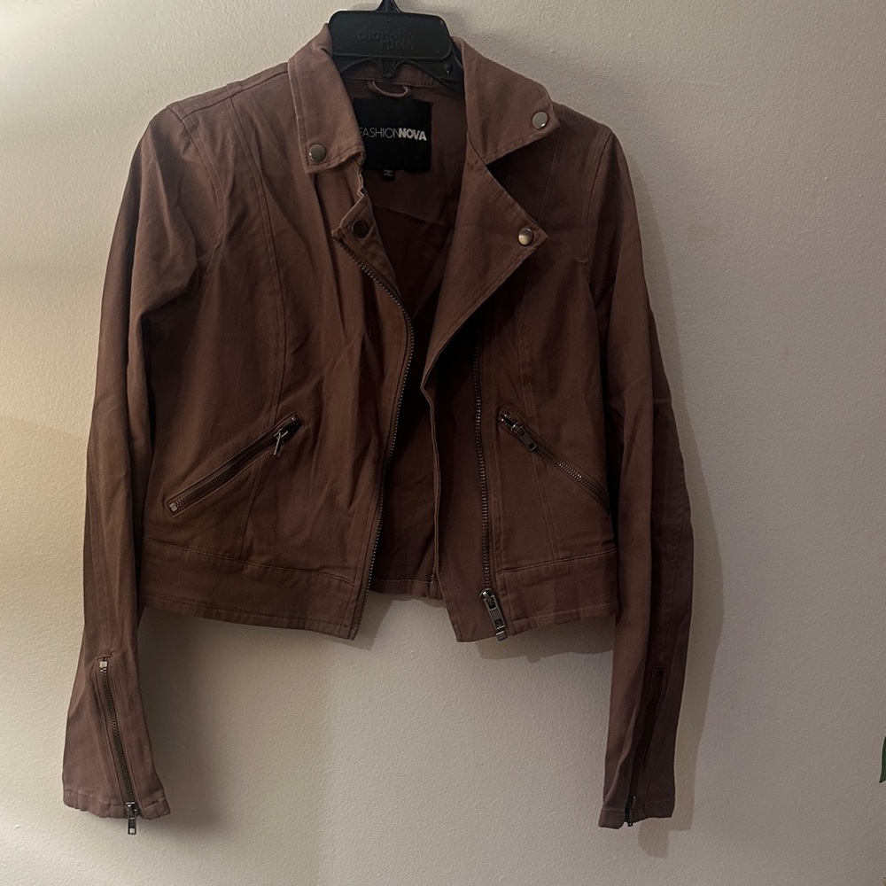 Fashion Nova Brown Jacket